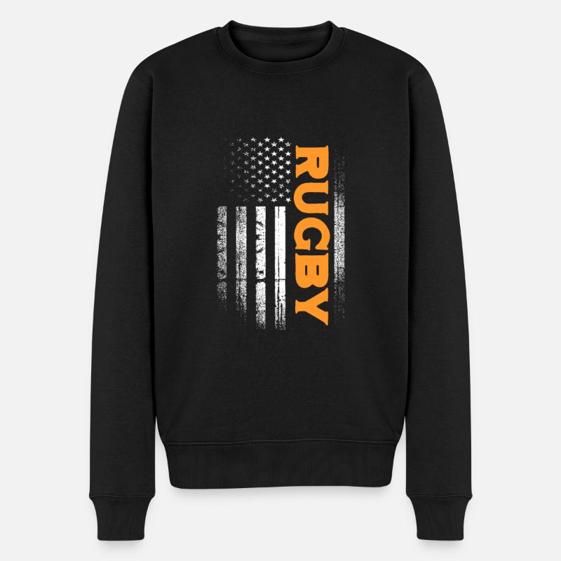 Rugby - Pull Premium bio Homme - noir