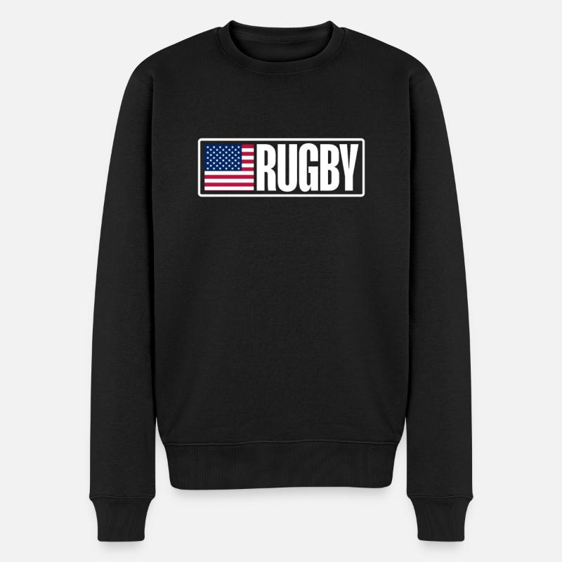 Rugby - Pull Premium bio Homme - noir