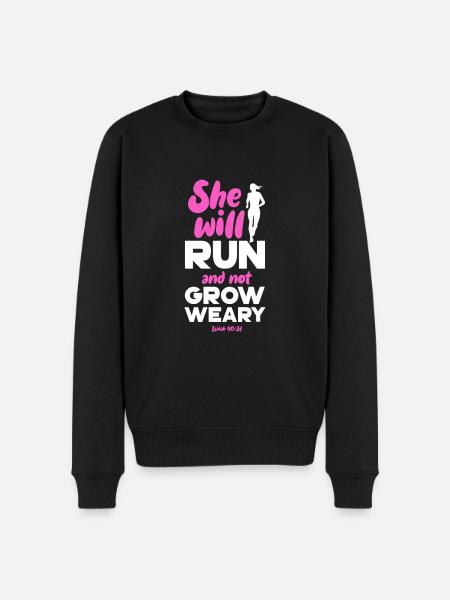 Run - Men's Premium Organic Jumper - black