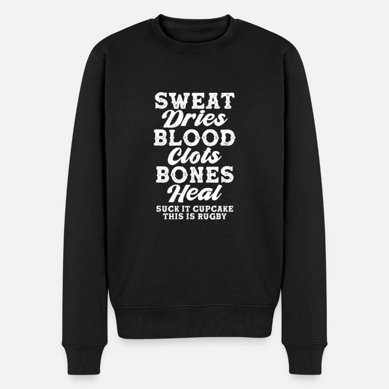 Rugby - Pull Premium bio Homme - noir