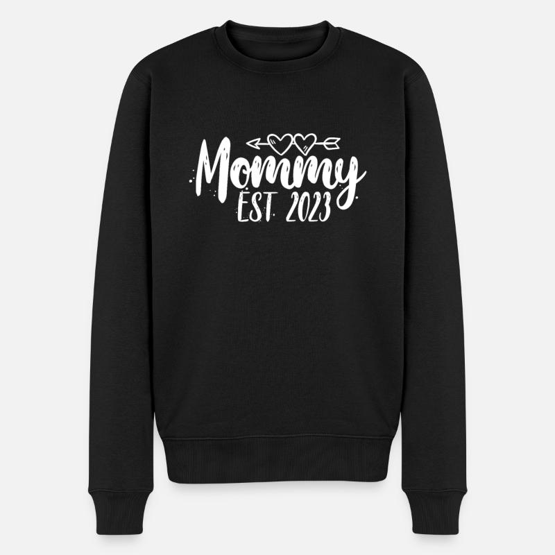 Grossesse Grossesse Naissance Bébé Cadeau - Pull Premium bio Homme - noir