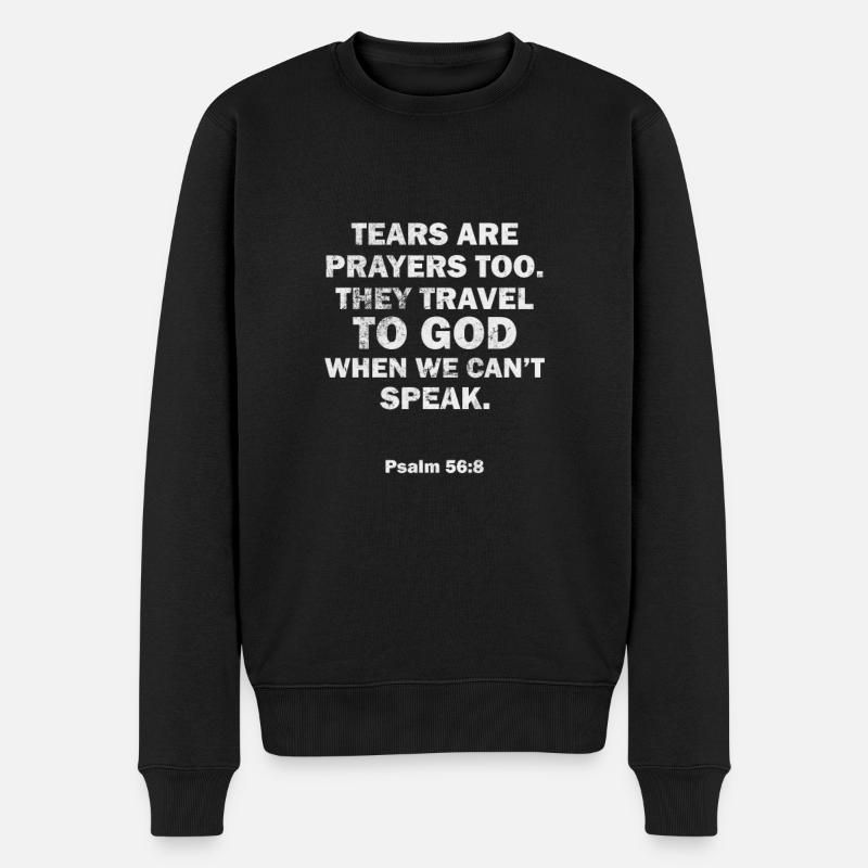 Bibel - Männer Premium Bio Pullover - Schwarz