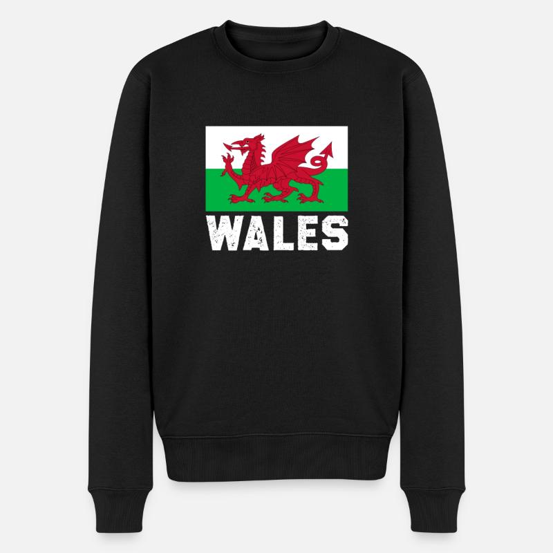 Rugby - Men's Premium Organic Jumper - black