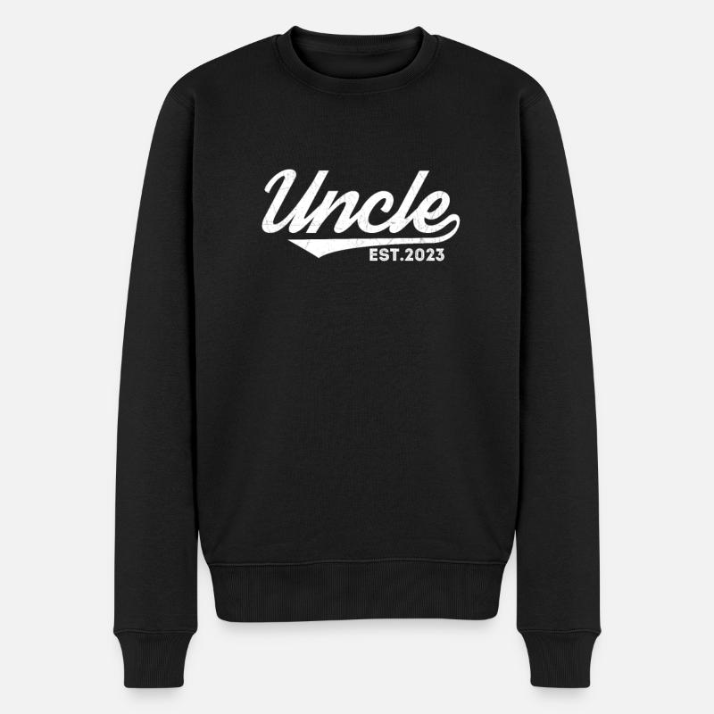 Oncle enceinte - Pull Premium bio Homme - noir