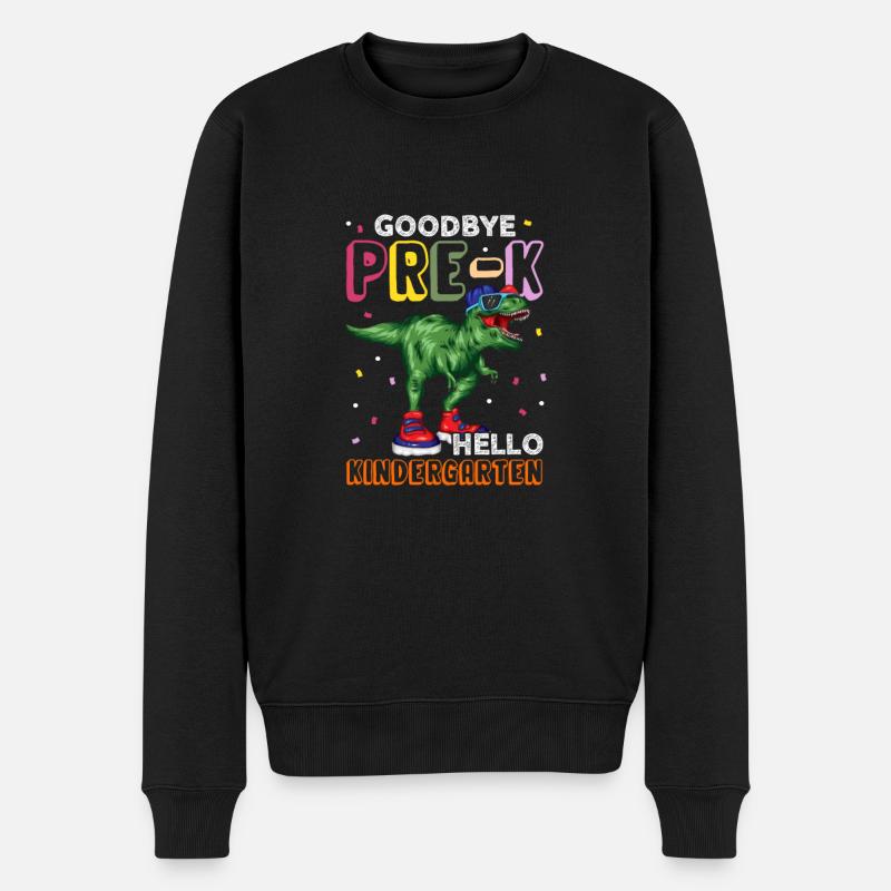 Kindergarten Kind Einschulung Schule Geschenk - Männer Premium Bio Pullover - Schwarz