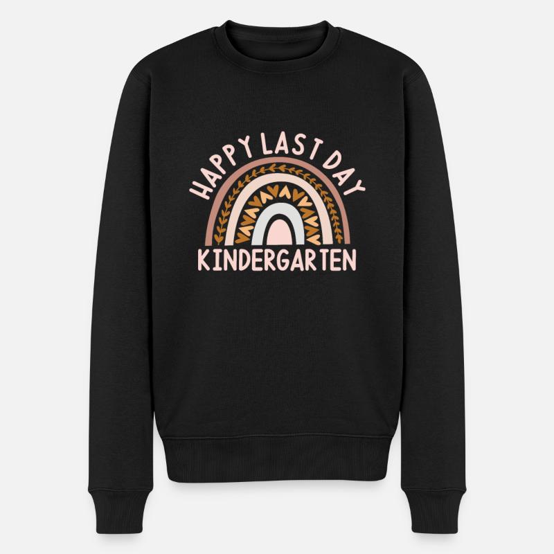 Kindergarten Kind Einschulung Schule Geschenk - Männer Premium Bio Pullover - Schwarz