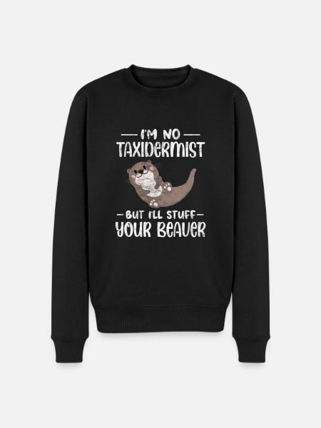 Otter - Männer Premium Bio Pullover - Schwarz