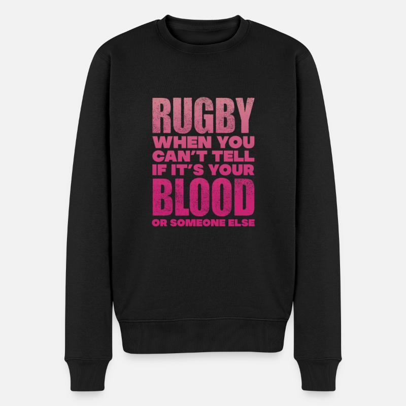 Rugby - Pull Premium bio Homme - noir