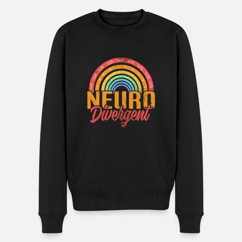 ADHS - Männer Premium Bio Pullover - Schwarz