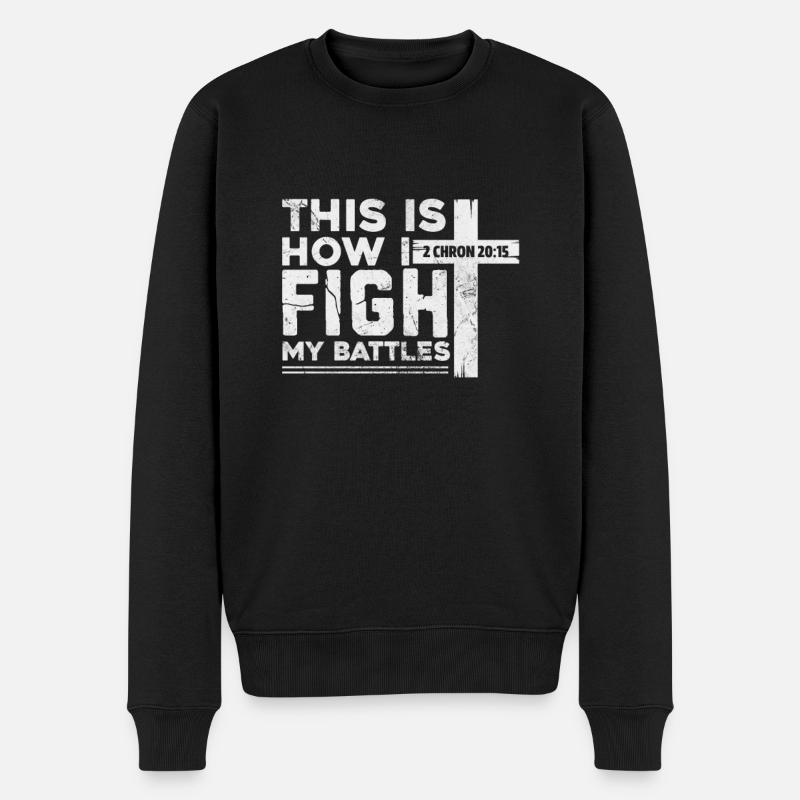 Bible - Pull Premium bio Homme - noir