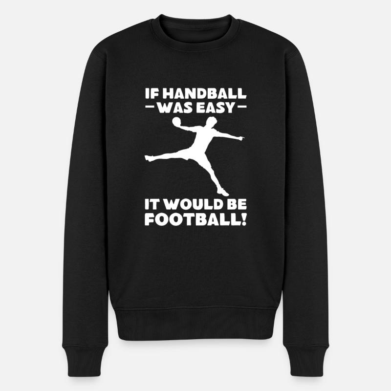 Handball - Pull Premium bio Homme - noir