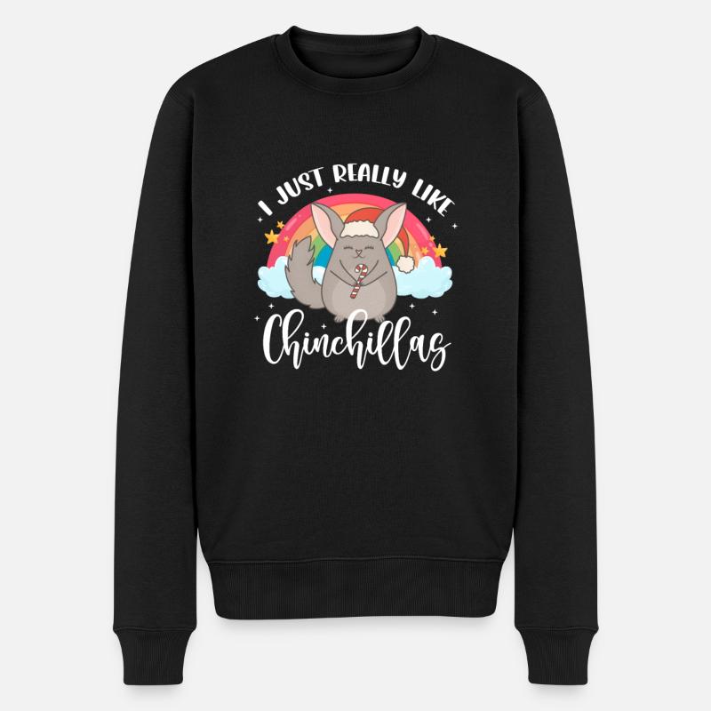 Chinchilla - Pull Premium bio Homme - noir