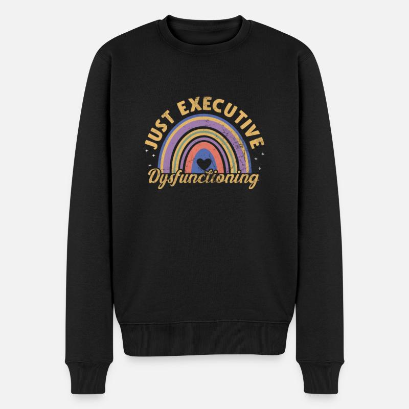 ADHS - Männer Premium Bio Pullover - Schwarz