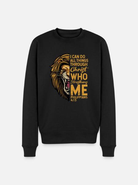Bible - Men's Premium Organic Jumper - black