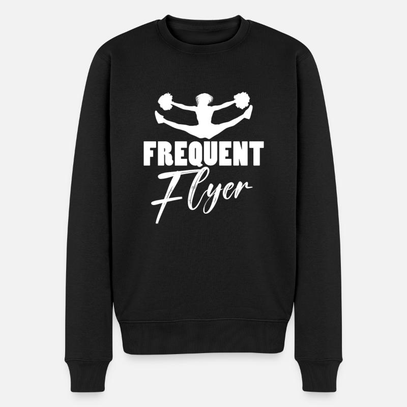 Cheerleader - Männer Premium Bio Pullover - Schwarz