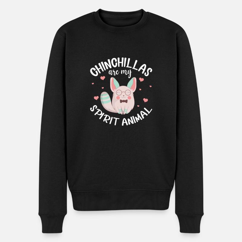 Chinchilla - Pull Premium bio Homme - noir