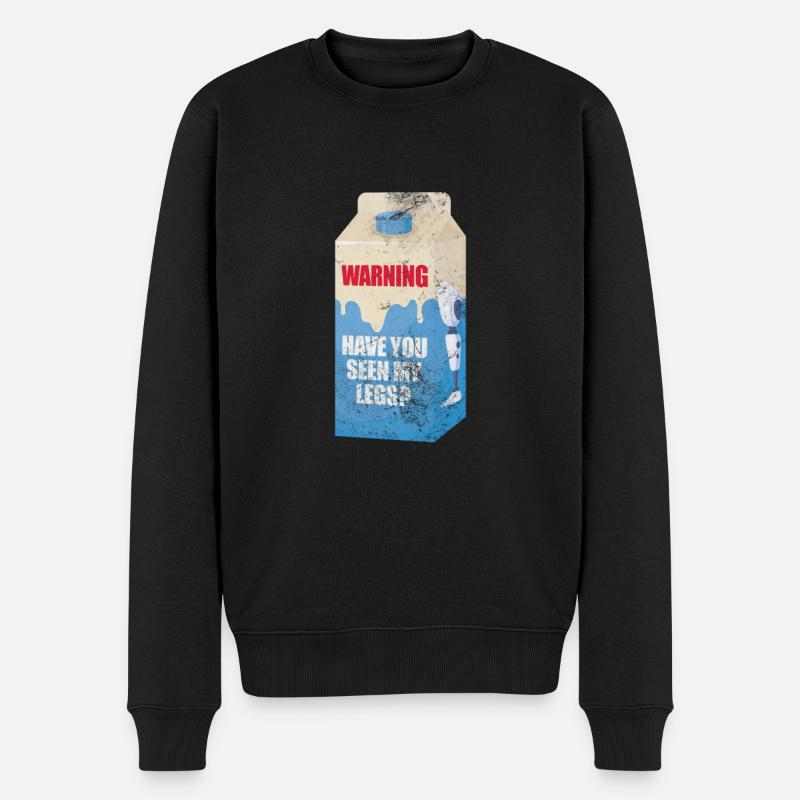 Amputation - Männer Premium Bio Pullover - Schwarz