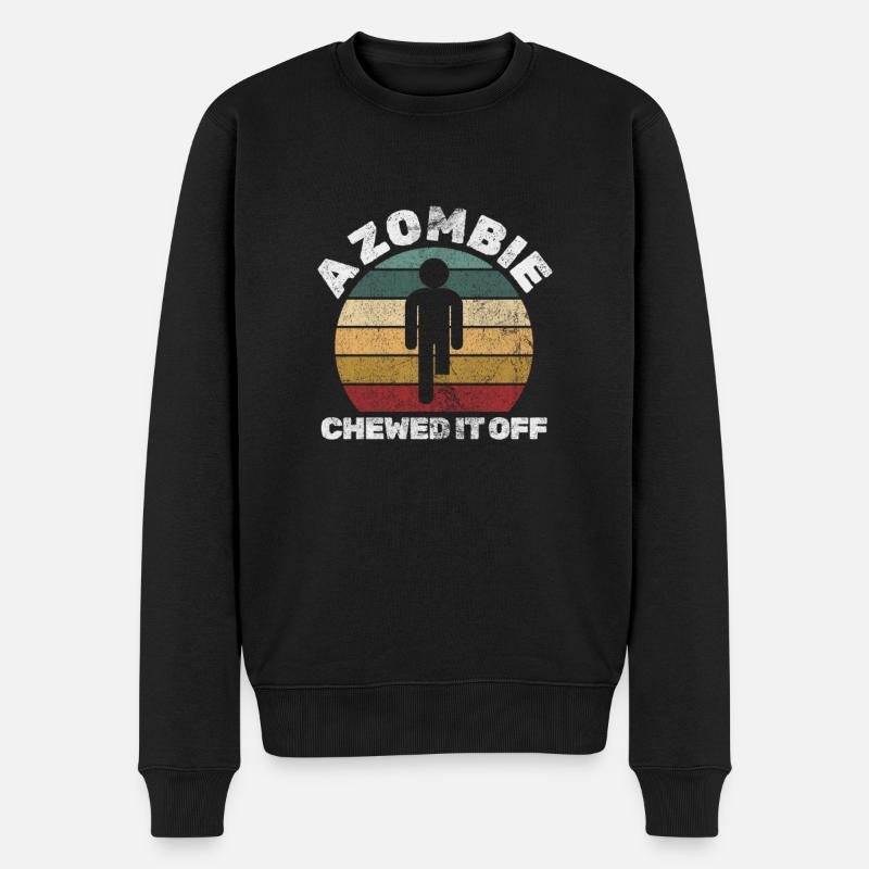 Amputation - Männer Premium Bio Pullover - Schwarz