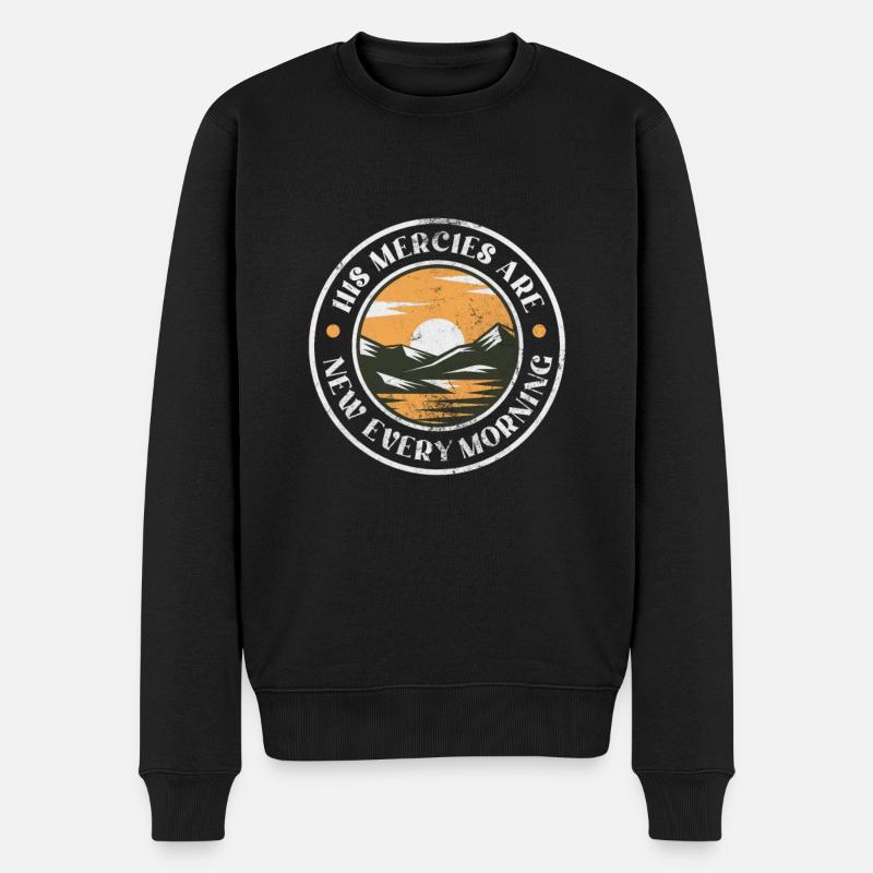 Bibel - Männer Premium Bio Pullover - Schwarz