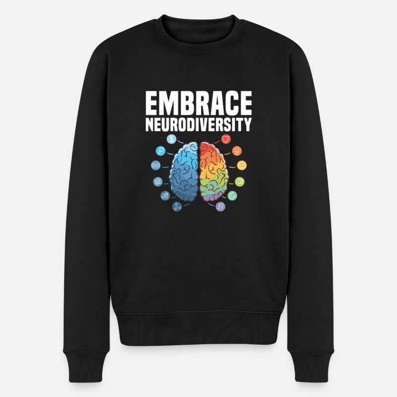 ADHD ADHD Attention Deficit Gift - Men's Premium Organic Jumper - black