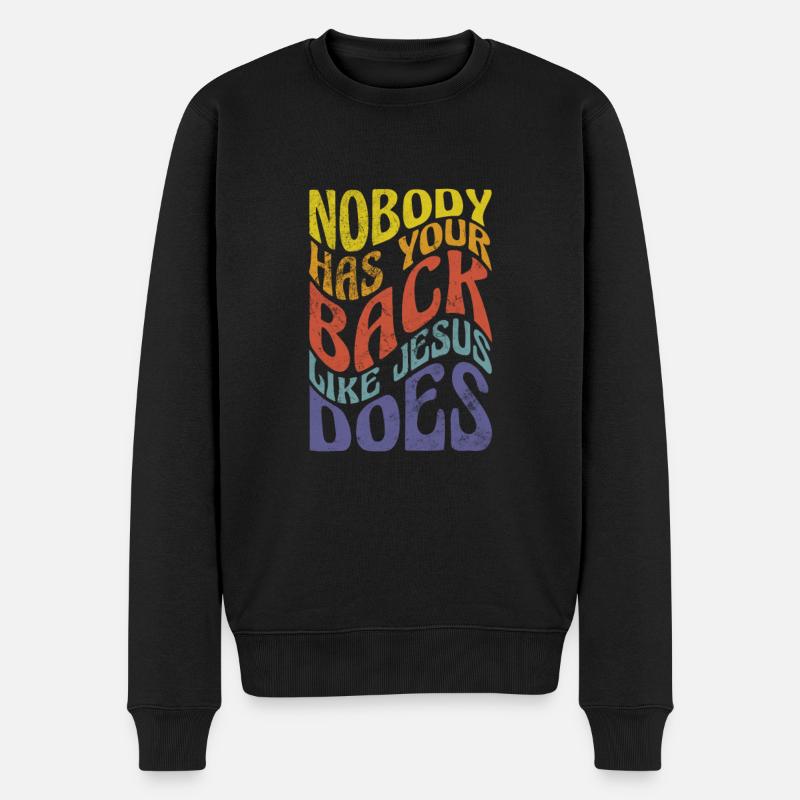 Bible - Pull Premium bio Homme - noir