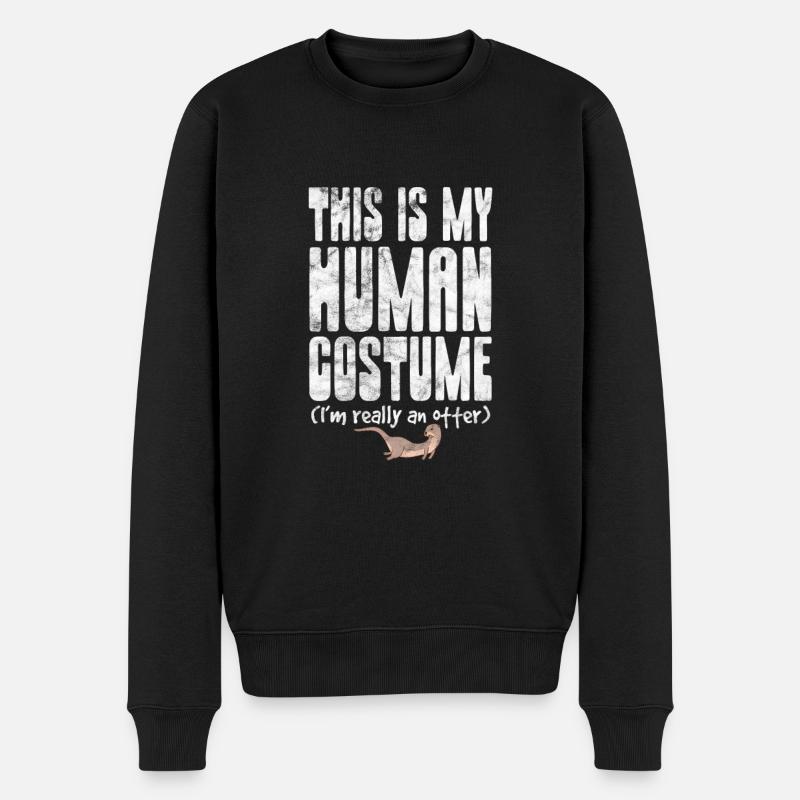 Loutre - Pull Premium bio Homme - noir