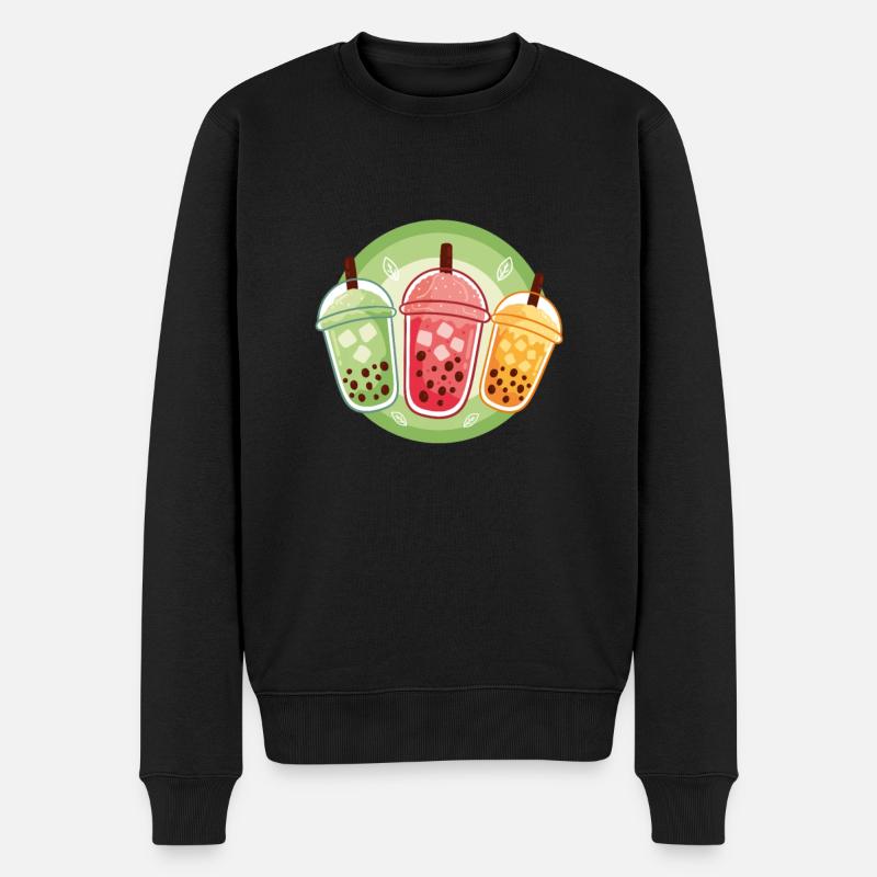 Thé à bulles - Pull Premium bio Homme - noir