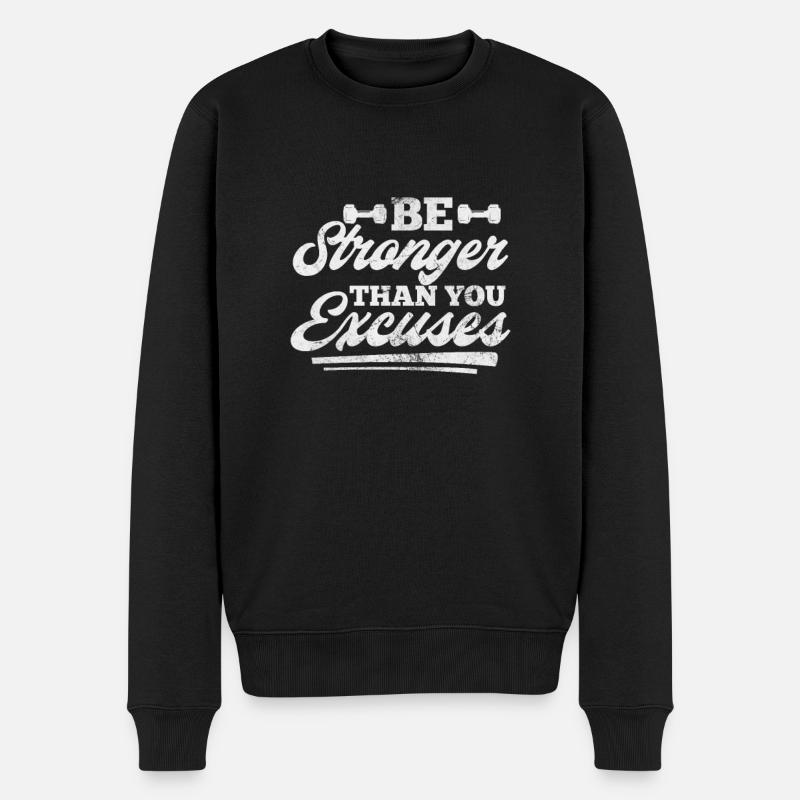Culturiste - Pull Premium bio Homme - noir