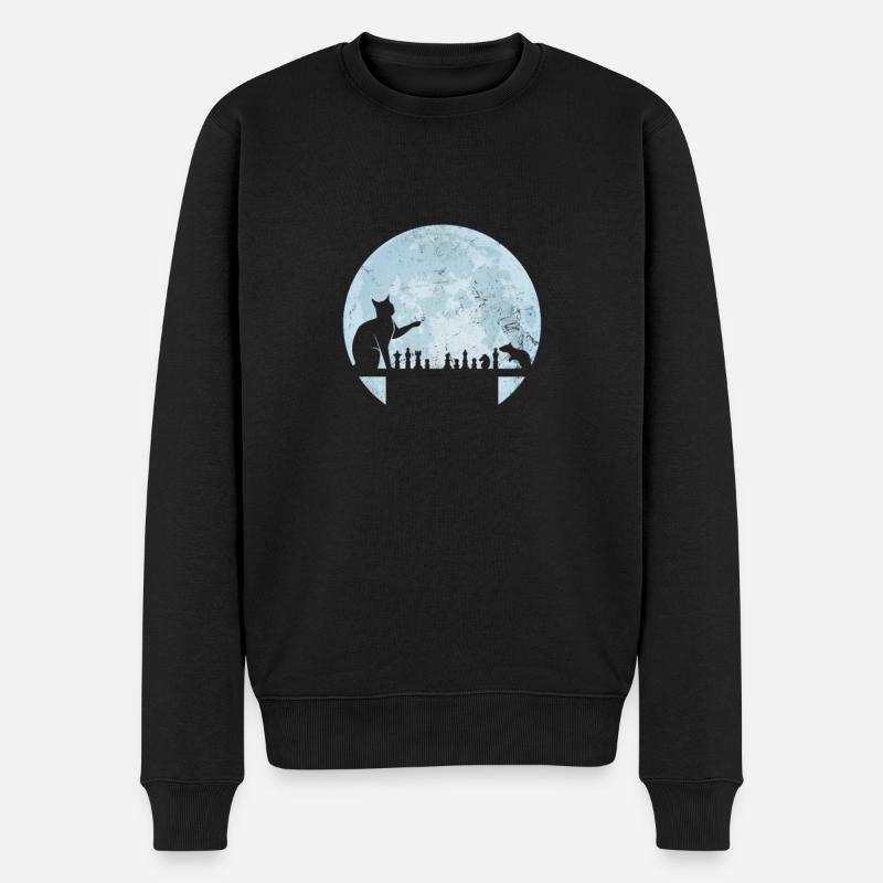 Échecs - Pull Premium bio Homme - noir