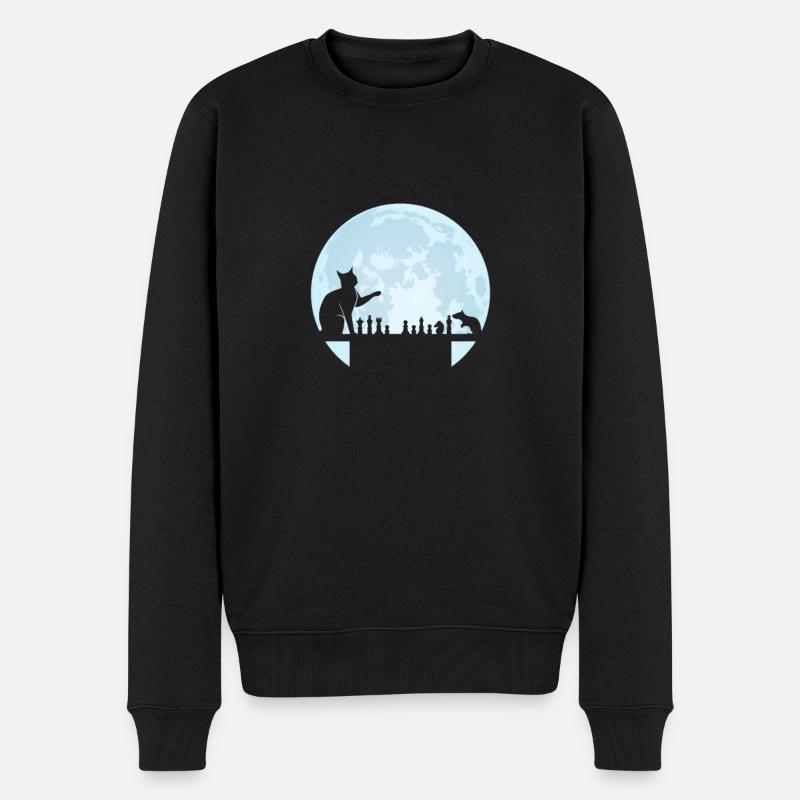 Échiquier d’échecs Checkmate Joueur d’échecs - Pull Premium bio Homme - noir