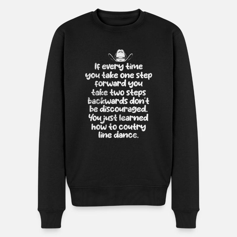 Danse en ligne - Pull Premium bio Homme - noir