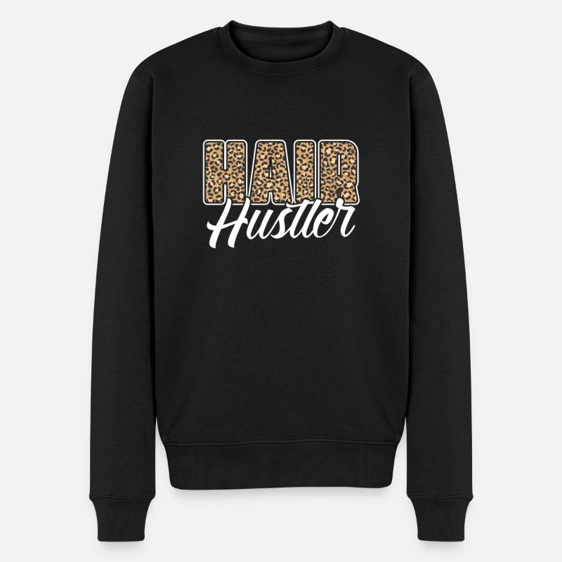 Kosmetikerin Kosmetik Make-up Geschenk - Männer Premium Bio Pullover - Schwarz