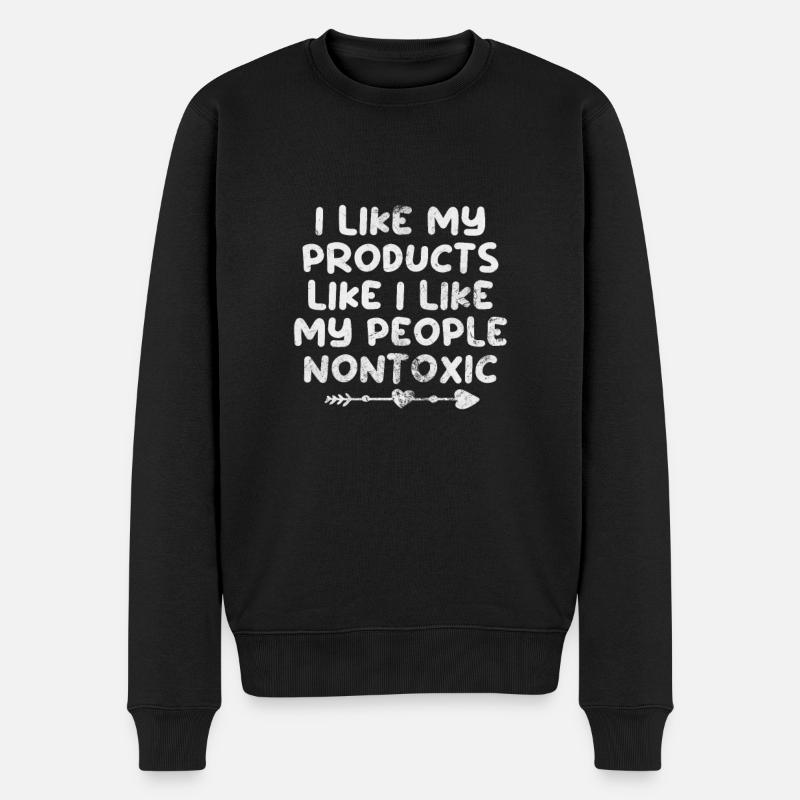 Kosmetikerin - Männer Premium Bio Pullover - Schwarz