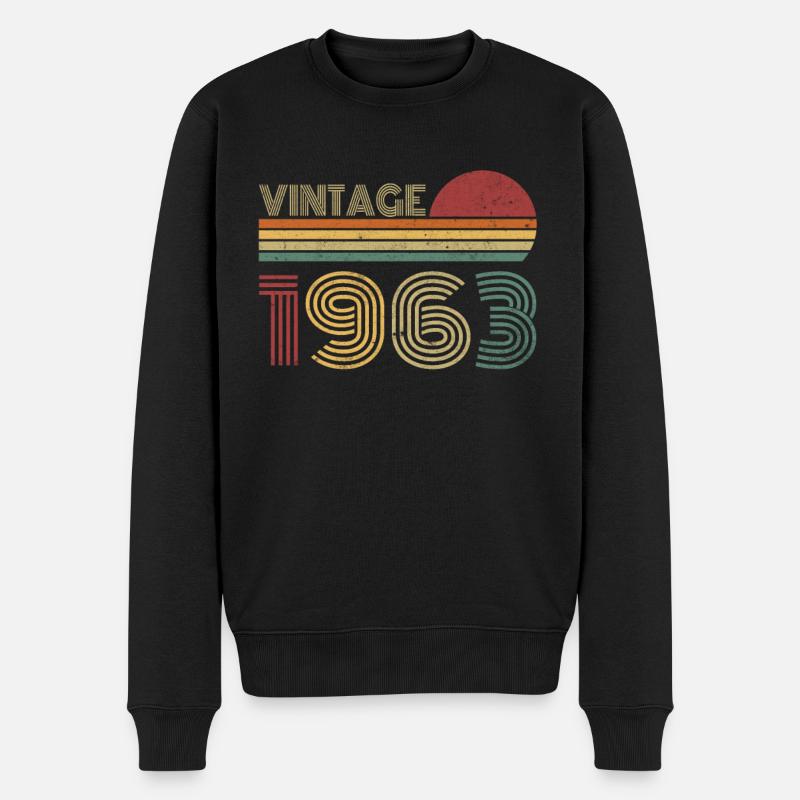 Millésime 1963 - Pull Premium bio Homme - noir