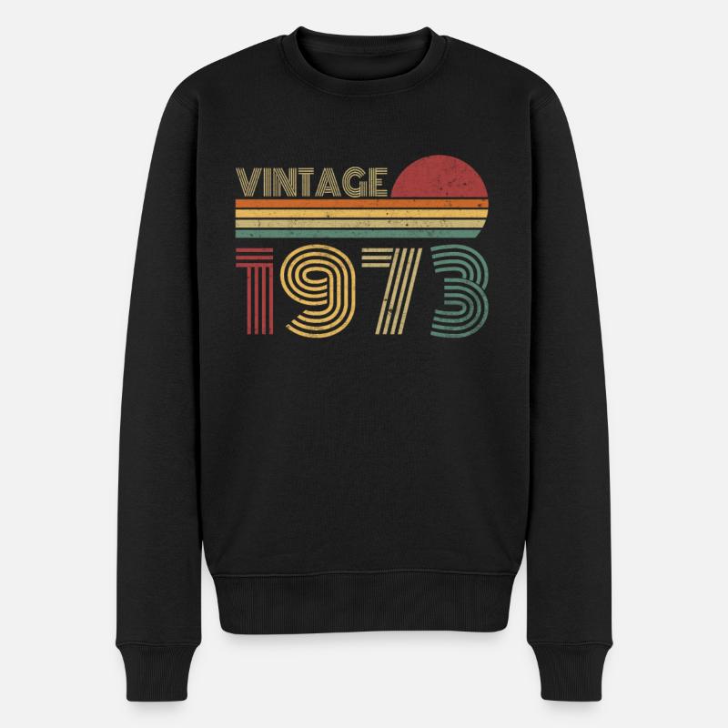 Millésime 1973 - Pull Premium bio Homme - noir