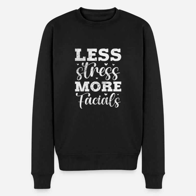 Kosmetikerin - Männer Premium Bio Pullover - Schwarz