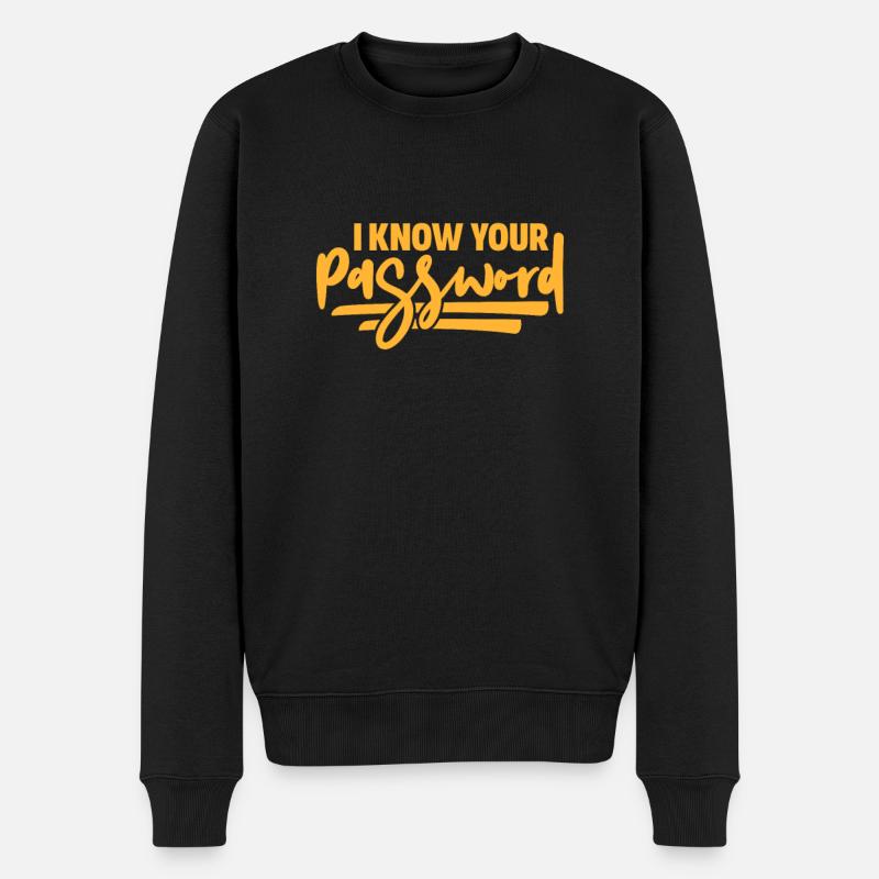 Hacker Coder Computer Hacking Cadeau - Pull Premium bio Homme - noir