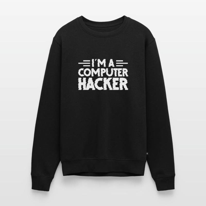 Hacker Coder Computer Hacking Cadeau Pull Premium bio Homme