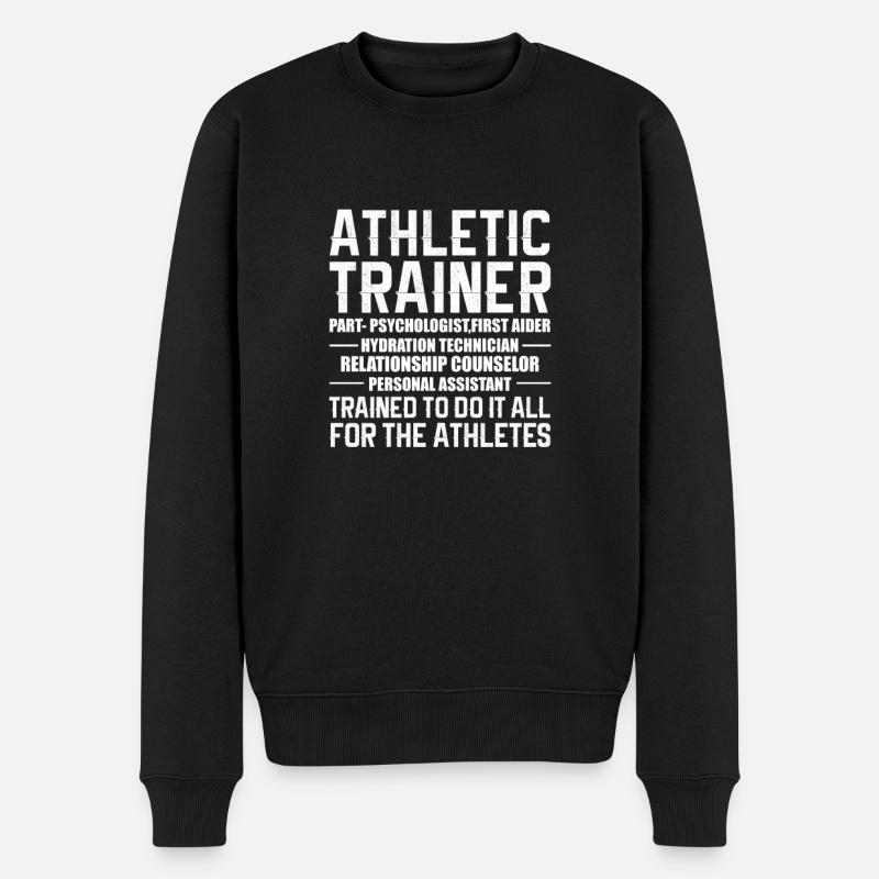 Sportmediziner - Männer Premium Bio Pullover - Schwarz
