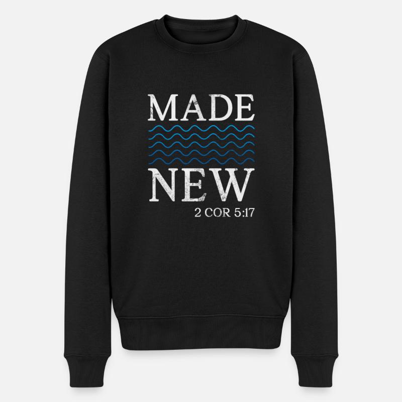 Bibel - Männer Premium Bio Pullover - Schwarz