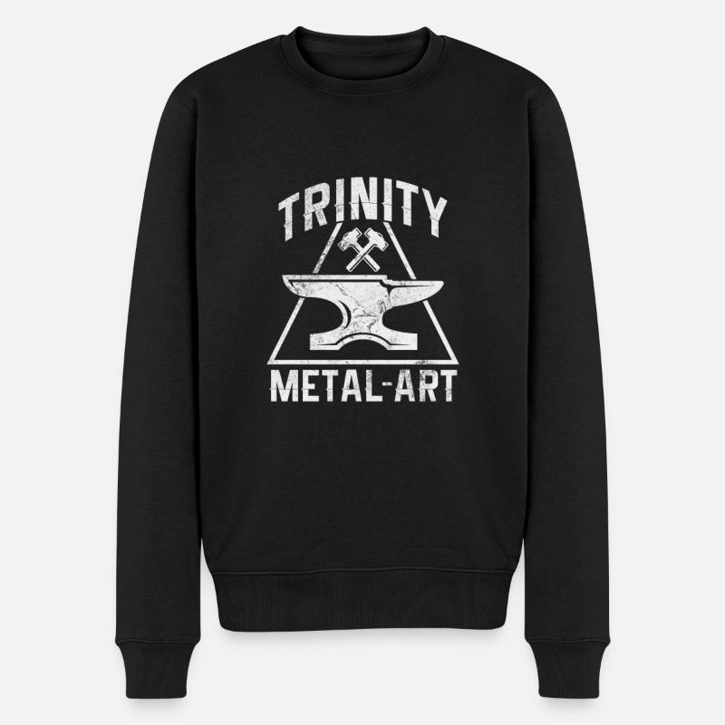 Forgeron - Pull Premium bio Homme - noir