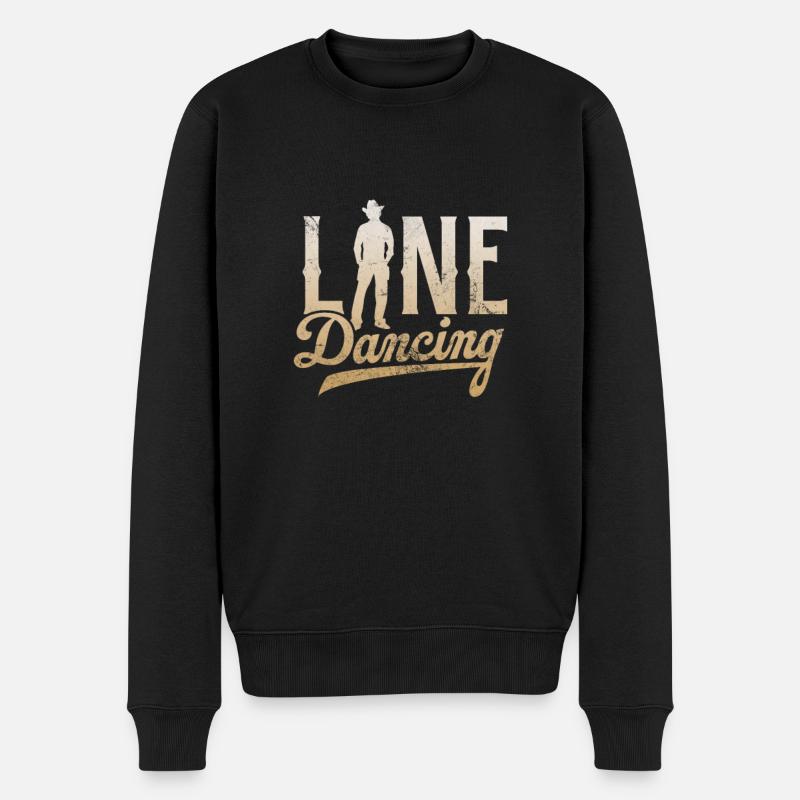 Danse en ligne - Pull Premium bio Homme - noir