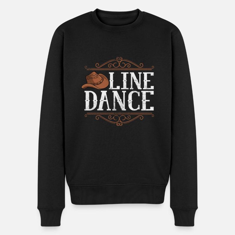 Danse en ligne - Pull Premium bio Homme - noir