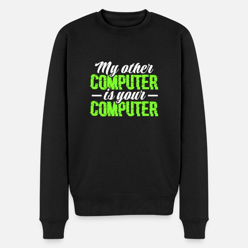 Hacker Coder Computer Hacking Cadeau - Pull Premium bio Homme - noir
