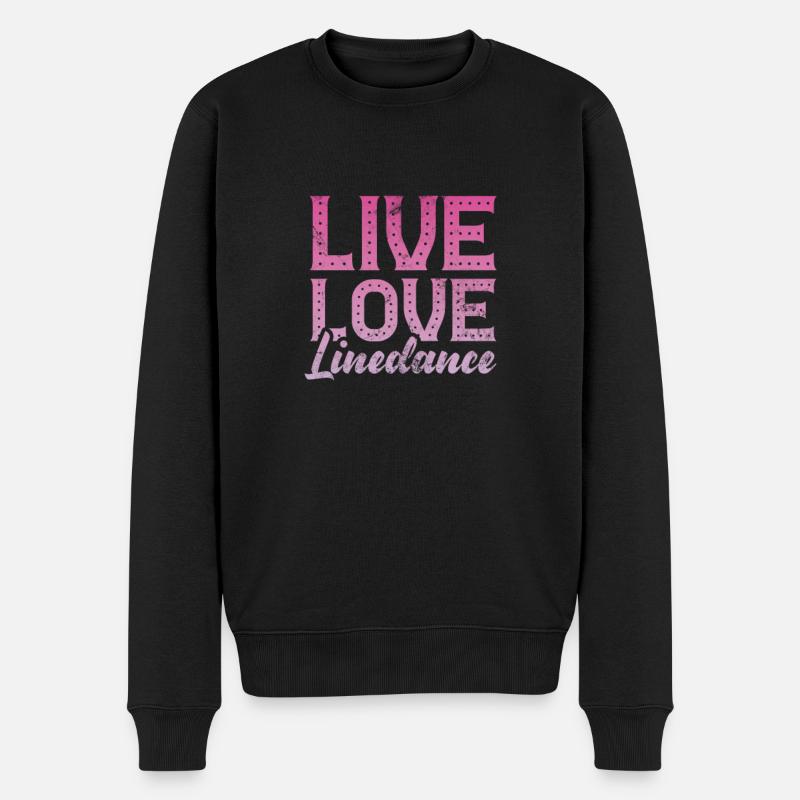 Danse en ligne - Pull Premium bio Homme - noir