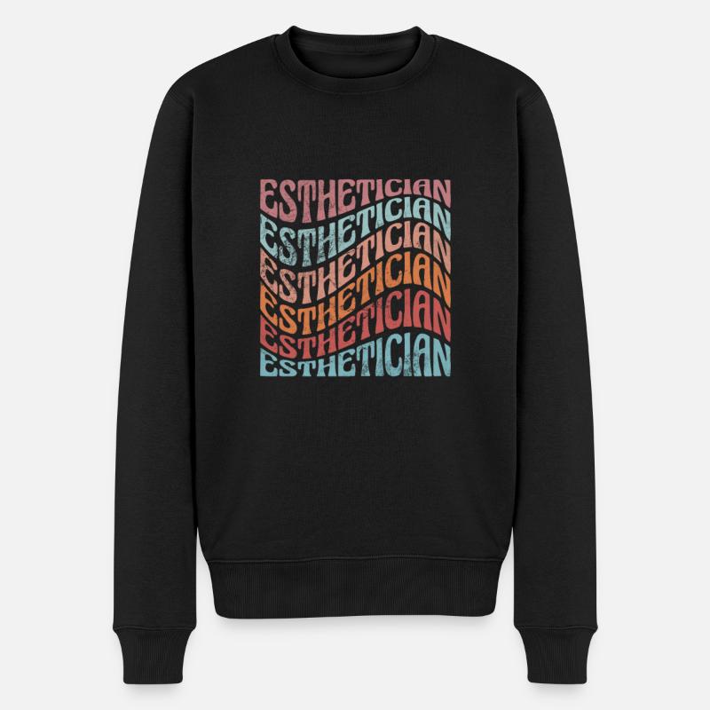Kosmetikerin - Männer Premium Bio Pullover - Schwarz