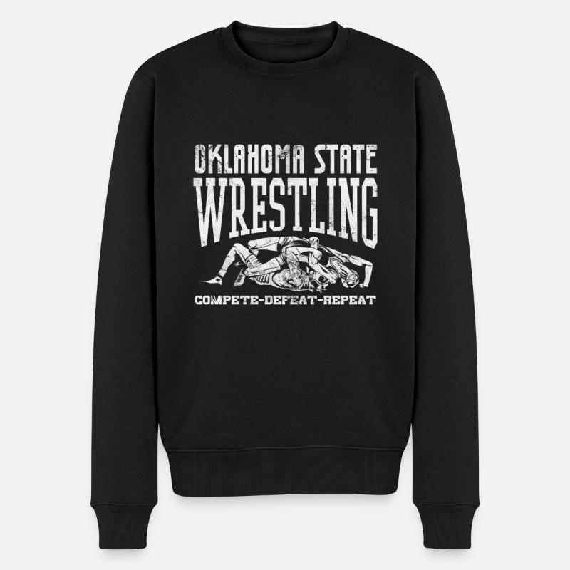Wrestling - Männer Premium Bio Pullover - Schwarz