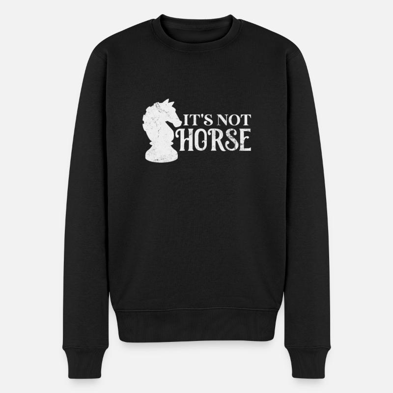 Échecs - Pull Premium bio Homme - noir