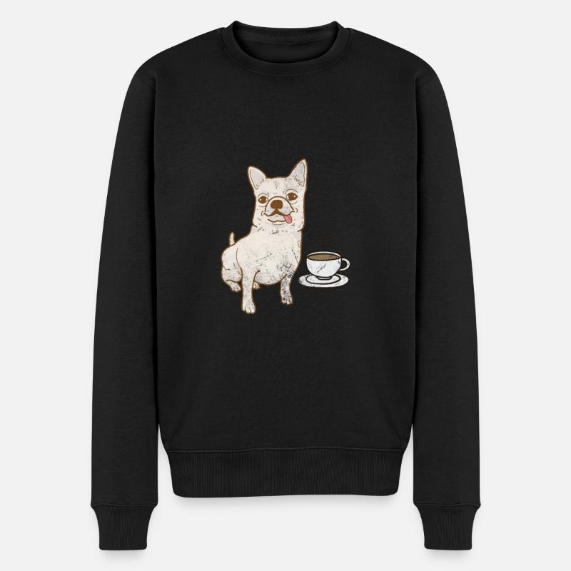 Chihuahua - Pull Premium bio Homme - noir