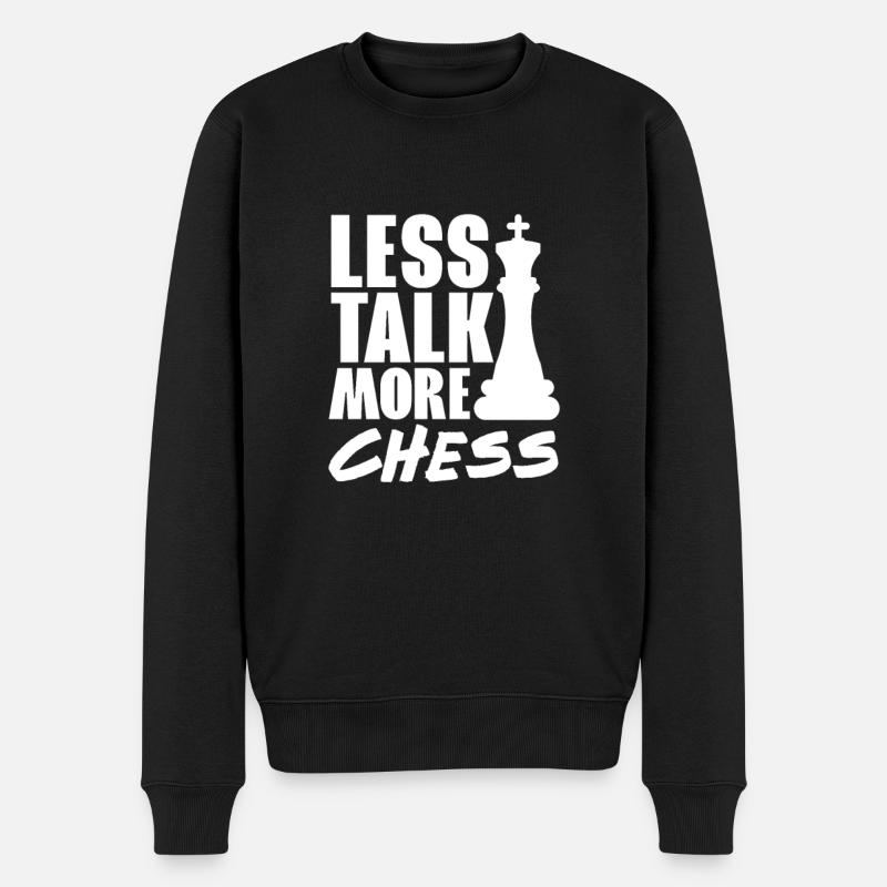 Échecs - Pull Premium bio Homme - noir